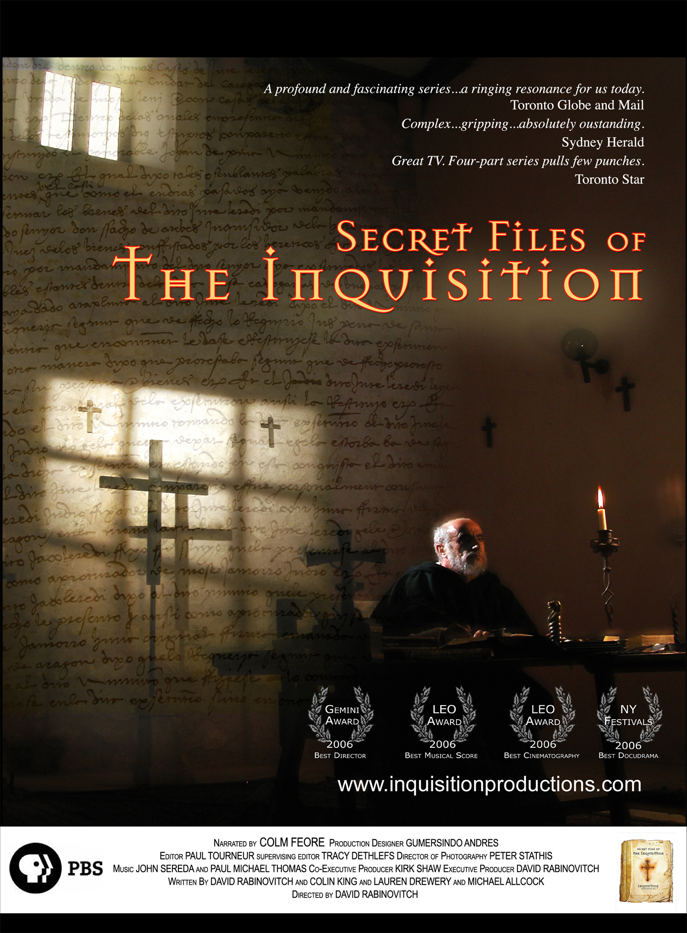 DVD cover Secret Files of the Inquisition